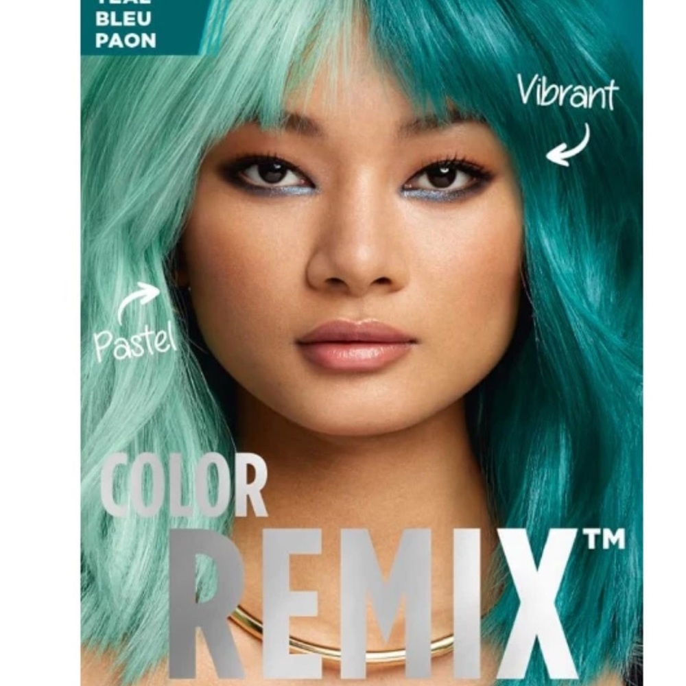 got 2B-Color Remix Customizable Color Lasts For 15 Washes - #097Peacock Teal-NIB